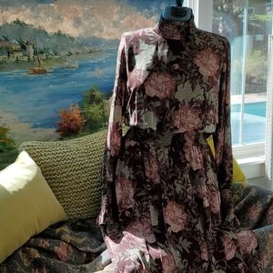 Nanette Lepore High Low Turtleneck Dress